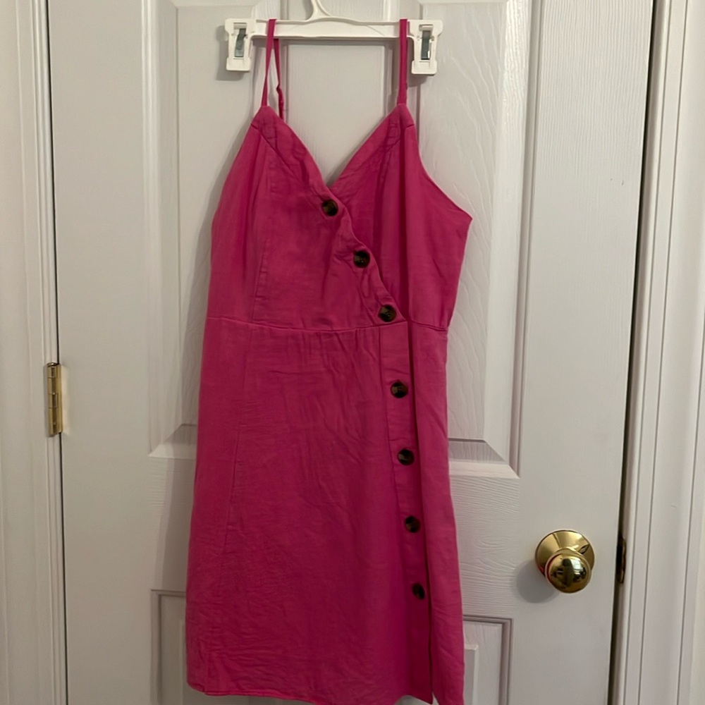 Pink short dress